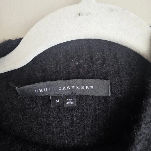 Skull Cashmere Black Cashmere Sweater - Picture 4 of 12